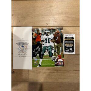 Desean Jackson signed inscribed autographed Philadelphia Eagles 8x10 Photo JSA